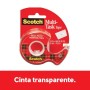 Cinta Transparente Scotch 3M MultiTask 19 mm x 16.5 m con Dispensador