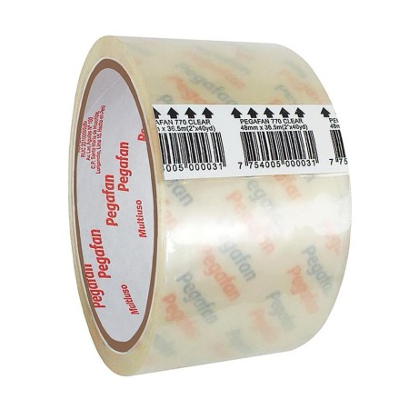 Cinta de Embalaje Pegafan Transparente Eco 2” x 40 yd