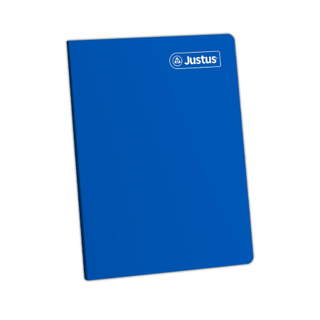 Cuaderno Cuadriculado Deluxe Justus A4 Azul 80 Hojas