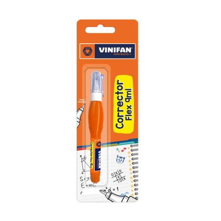 Corrector Tipo Lapicero Vinifan Punta Metálica 9 Ml