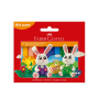 Plastilina X 12 Jumbo Faber-Castell Estuche De Carton
