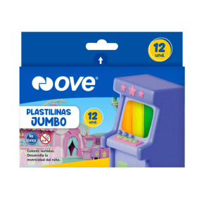 Plastilina Super Jumbo Ove X 12 Und