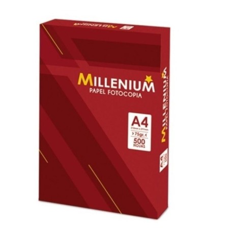 Papel Bond Millenium A4 75 g – Paquete x 500 Hojas