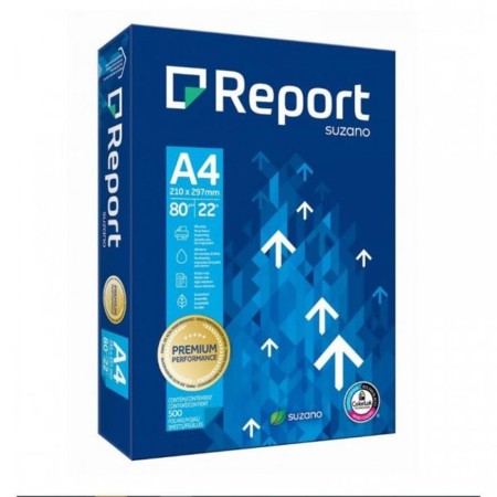 Papel Fotocopia Report Suzano A4 80 g x 500 Hojas