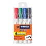 Set de Plumones para Pizarra Vinifan Master 123 x 4 Colores