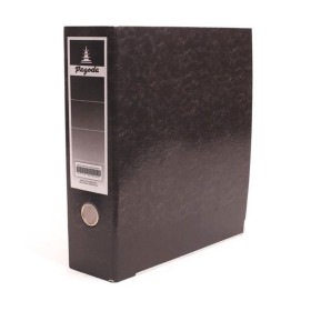 Archivador A4 Pagoda Lomo Ancho Negro Plastificado