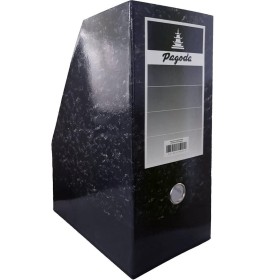 Revistero Pagoda Plastificado Negro 15 x 35 cm